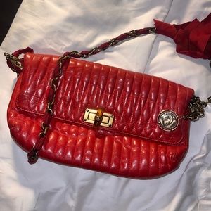 Lavin red crossbody bag